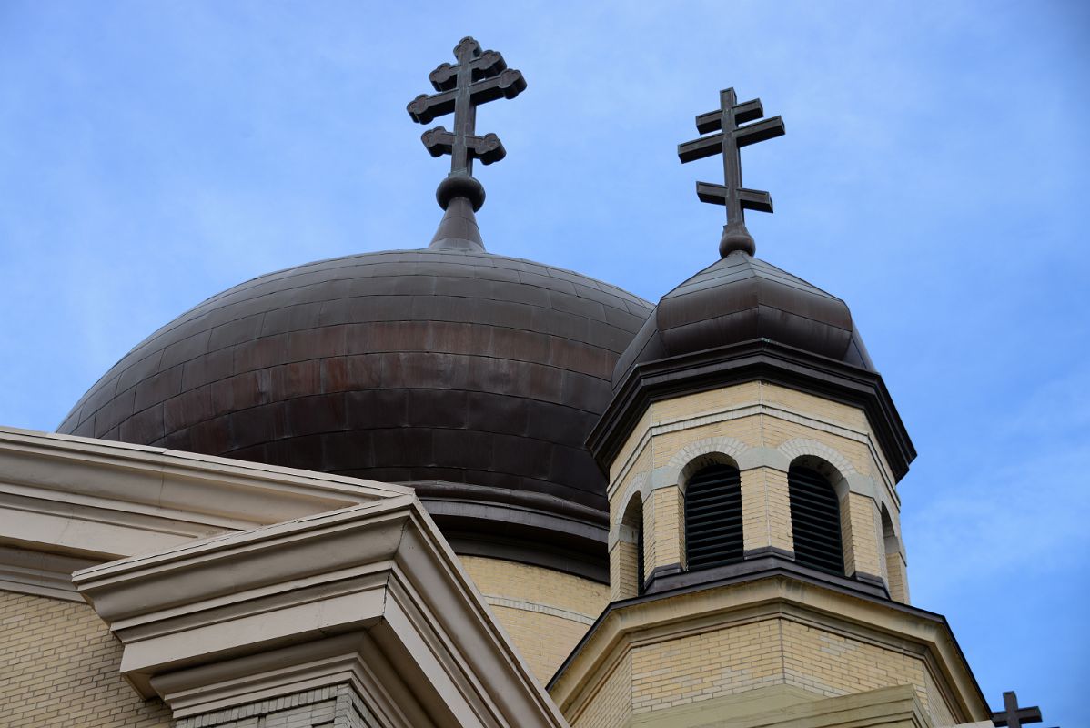 39-2 Russian Orthodox Cathedral of the Transfiguration of Our Lord Dome Close Up Williamsburg New York
